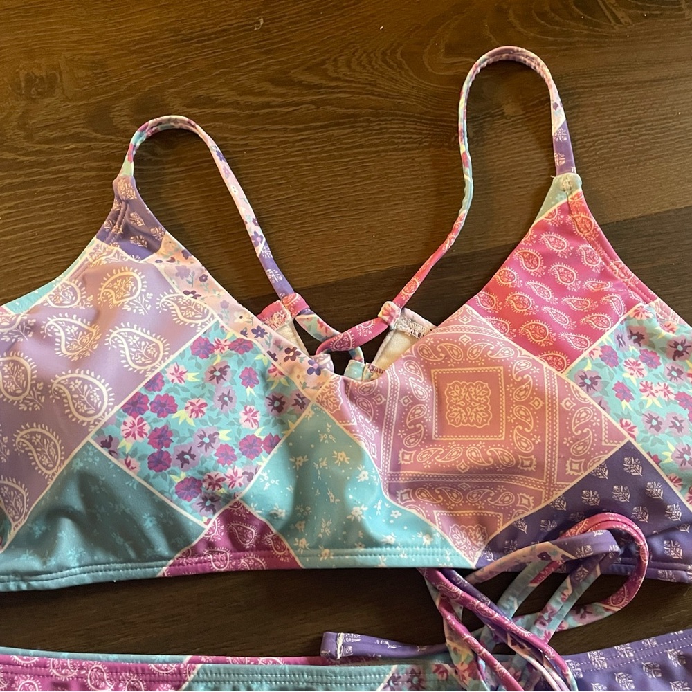 Xhilaration Patchwork Design Bikini Set - image 3